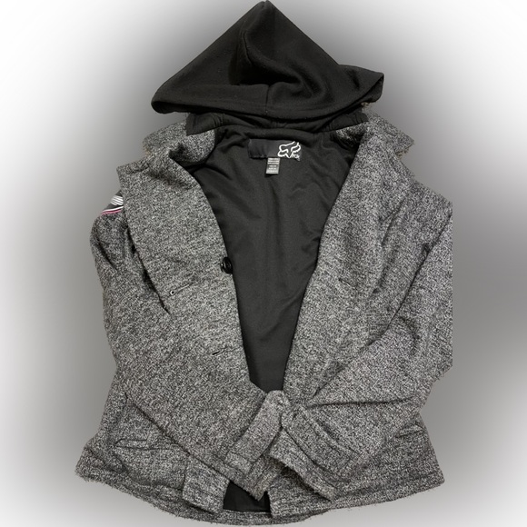 Fox Racing Double Breasted Fleece Hooded Jacket - Picture 6 of 10